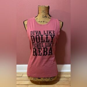 Women’s Medium Diva Dolly and Reba Tank